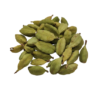Cardamome sur fond blanc